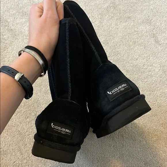 Black Suede Boots - Picture 4 of 11